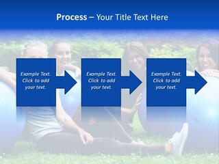 Outdoor Teen Healthy PowerPoint Template