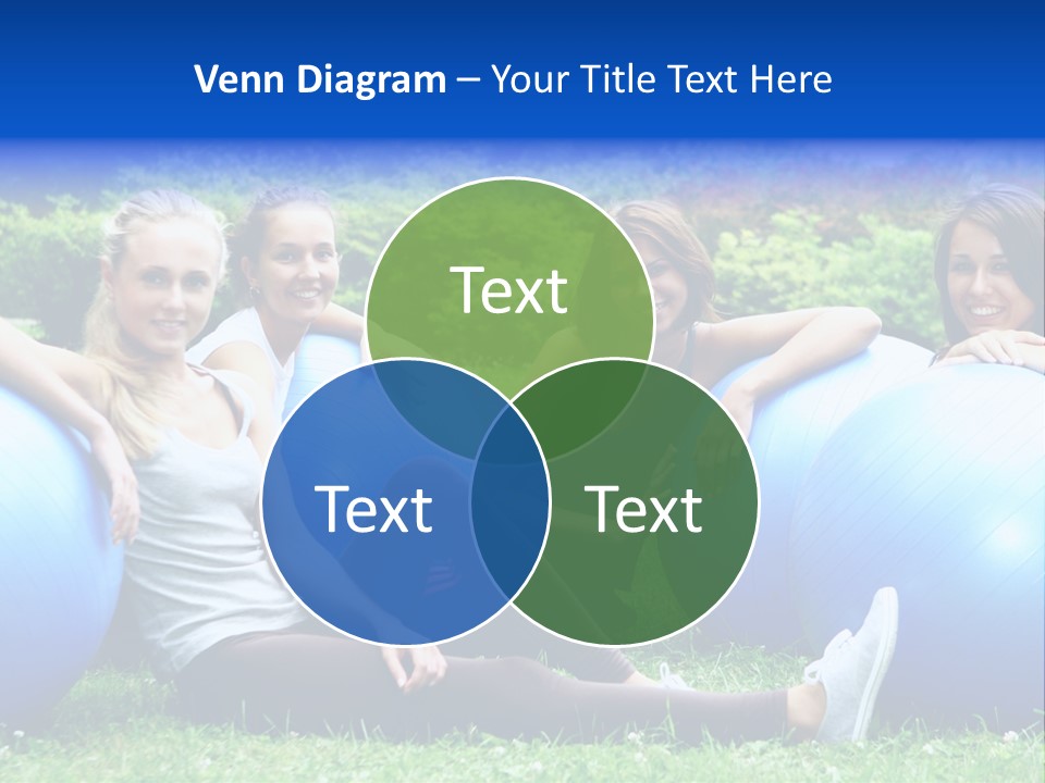 Outdoor Teen Healthy PowerPoint Template