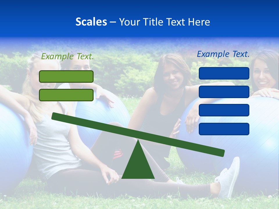 Outdoor Teen Healthy PowerPoint Template