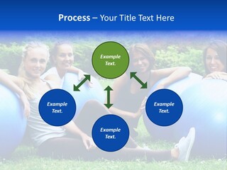Outdoor Teen Healthy PowerPoint Template