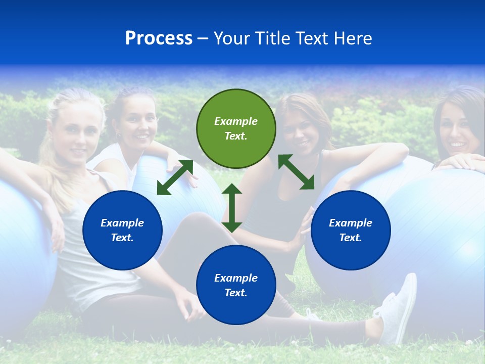 Outdoor Teen Healthy PowerPoint Template