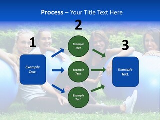 Outdoor Teen Healthy PowerPoint Template