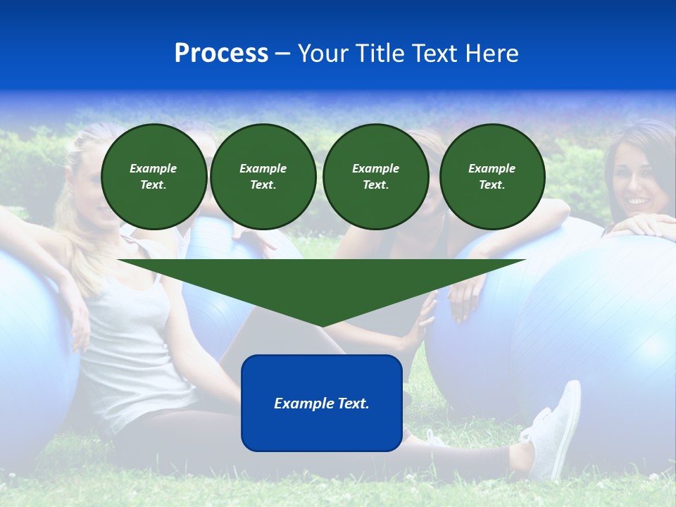 Outdoor Teen Healthy PowerPoint Template