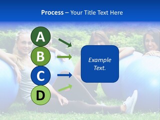 Outdoor Teen Healthy PowerPoint Template