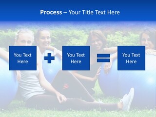 Outdoor Teen Healthy PowerPoint Template