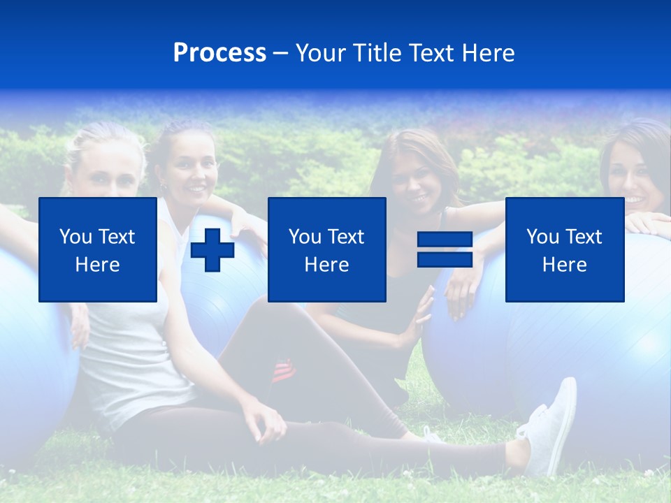 Outdoor Teen Healthy PowerPoint Template