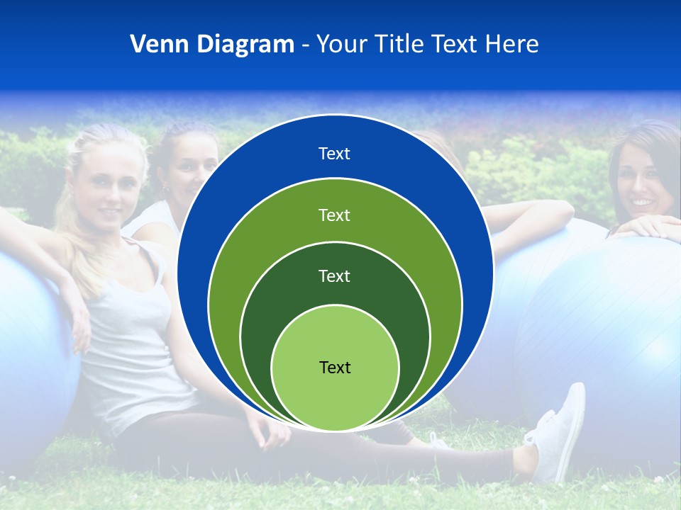 Outdoor Teen Healthy PowerPoint Template