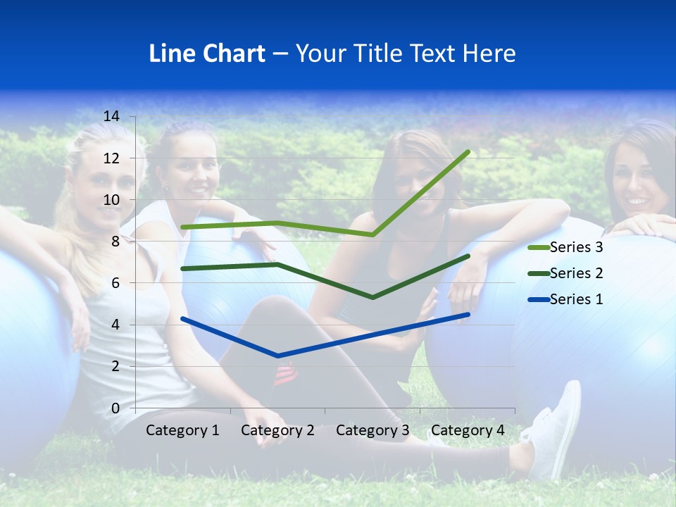 Outdoor Teen Healthy PowerPoint Template