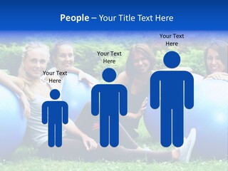 Outdoor Teen Healthy PowerPoint Template