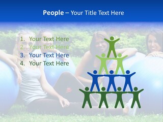 Outdoor Teen Healthy PowerPoint Template