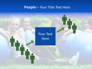 Outdoor Teen Healthy PowerPoint Template