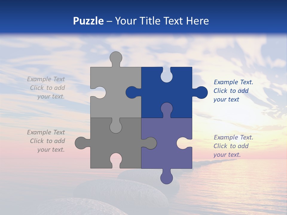 Steps Nature Zenlike PowerPoint Template