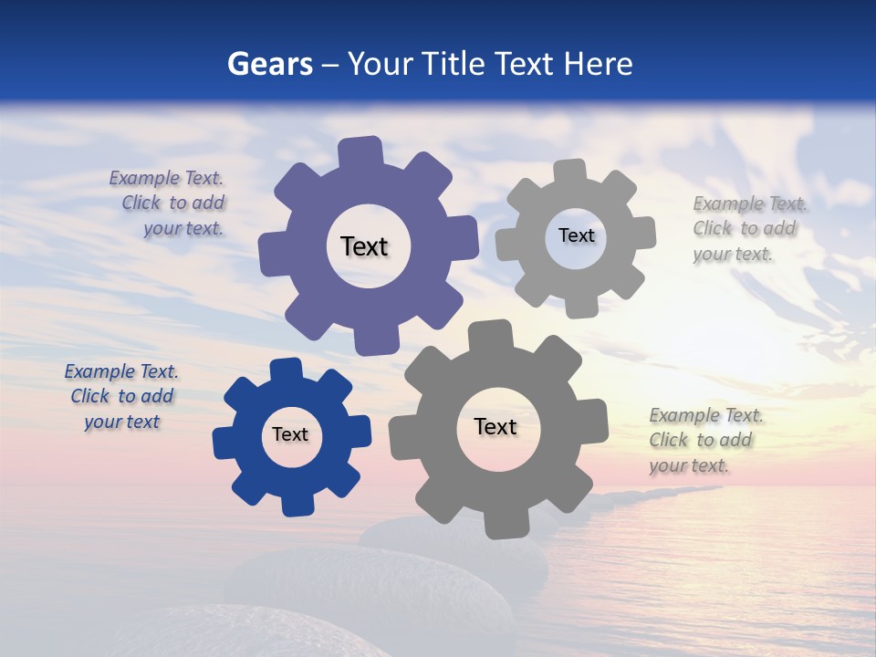 Steps Nature Zenlike PowerPoint Template