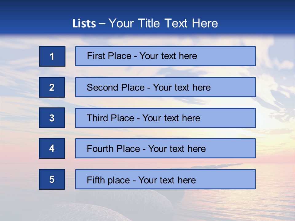 Steps Nature Zenlike PowerPoint Template
