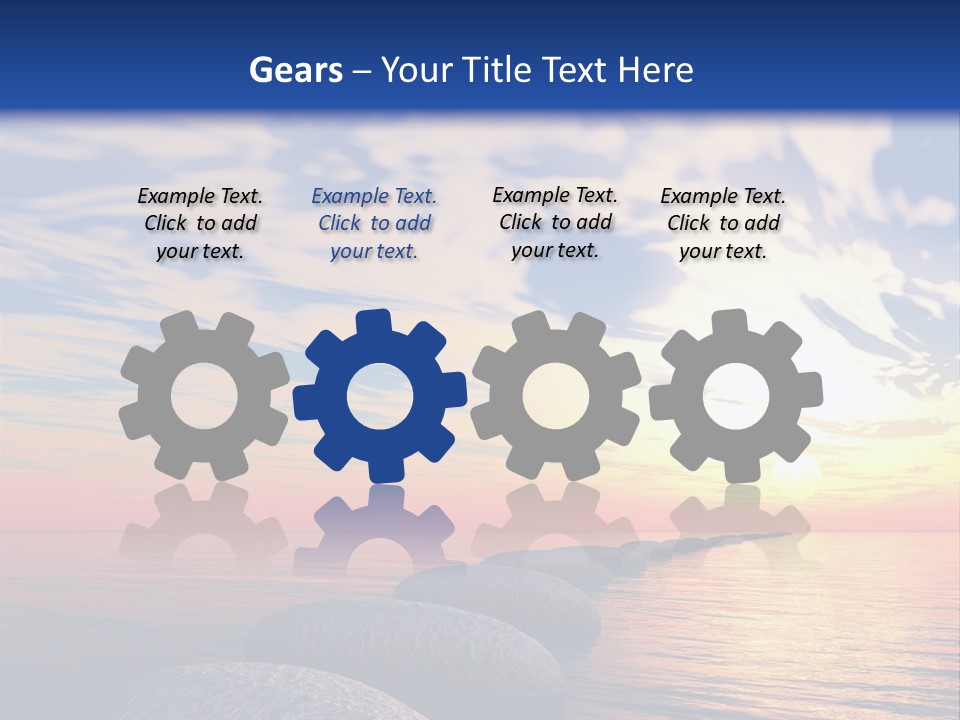 Steps Nature Zenlike PowerPoint Template