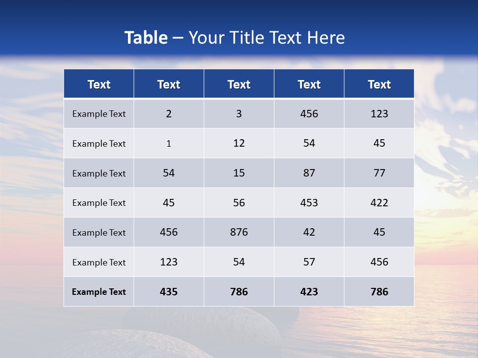 Steps Nature Zenlike PowerPoint Template