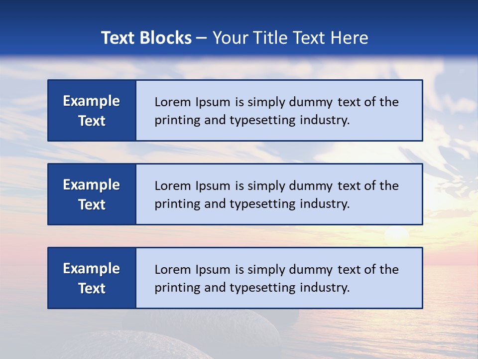Steps Nature Zenlike PowerPoint Template