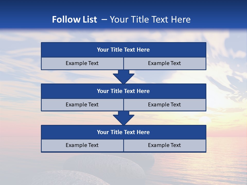 Steps Nature Zenlike PowerPoint Template