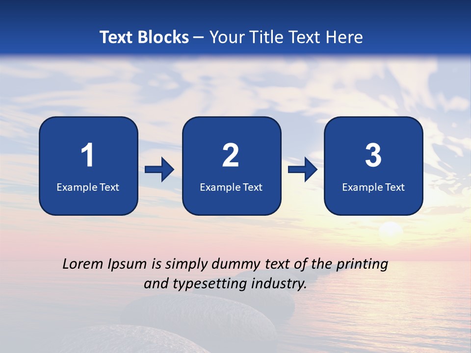 Steps Nature Zenlike PowerPoint Template