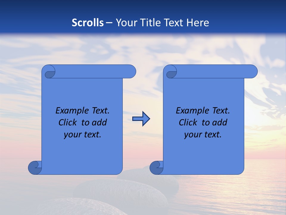 Steps Nature Zenlike PowerPoint Template