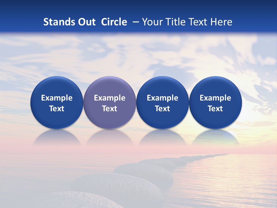 Steps Nature Zenlike PowerPoint Template