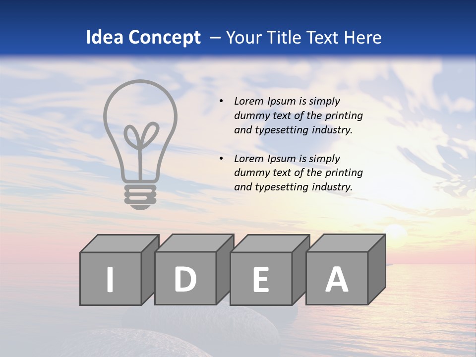 Steps Nature Zenlike PowerPoint Template