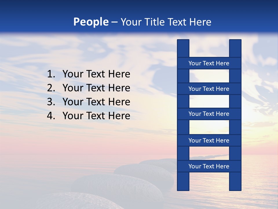 Steps Nature Zenlike PowerPoint Template