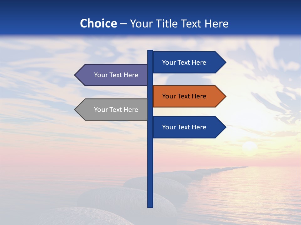 Steps Nature Zenlike PowerPoint Template