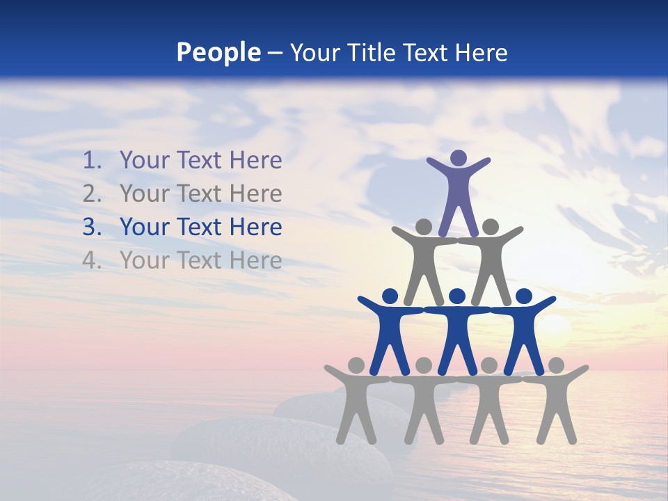 Steps Nature Zenlike PowerPoint Template