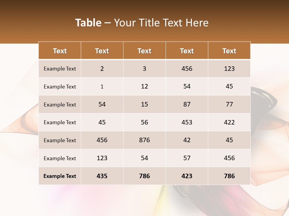 Environment Beautiful Vibrant PowerPoint Template