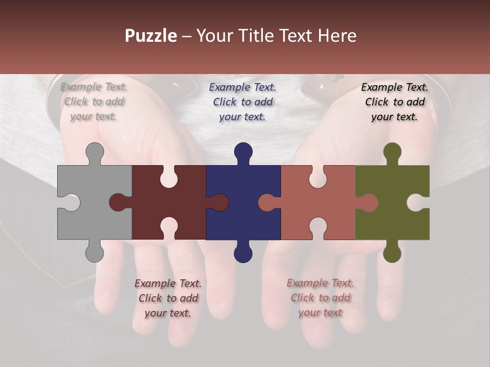 Conflict Arrest Control PowerPoint Template