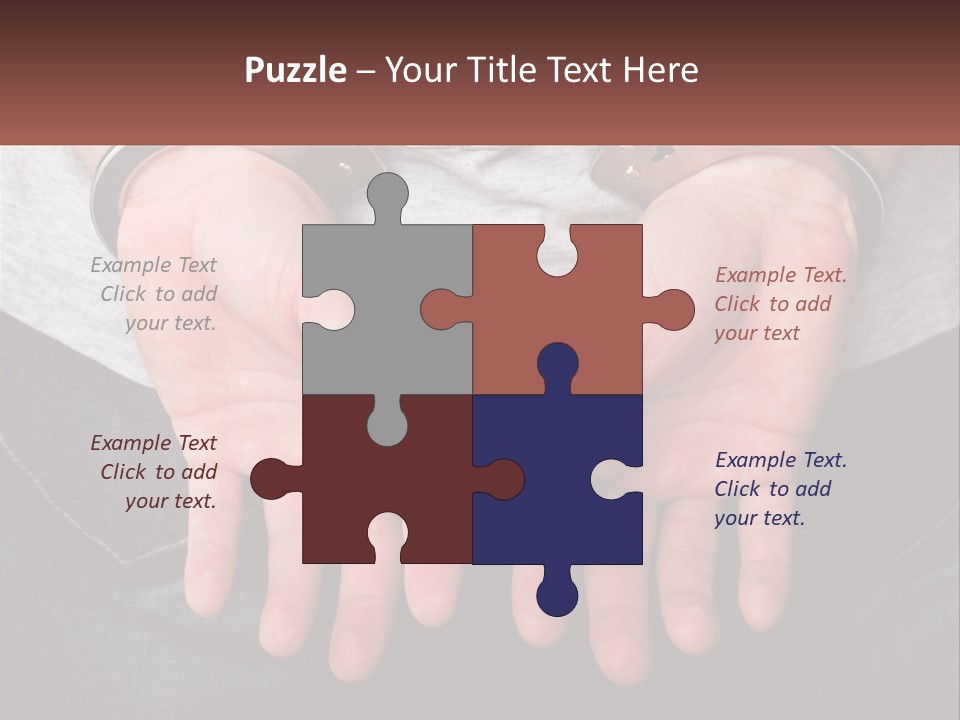 Conflict Arrest Control PowerPoint Template