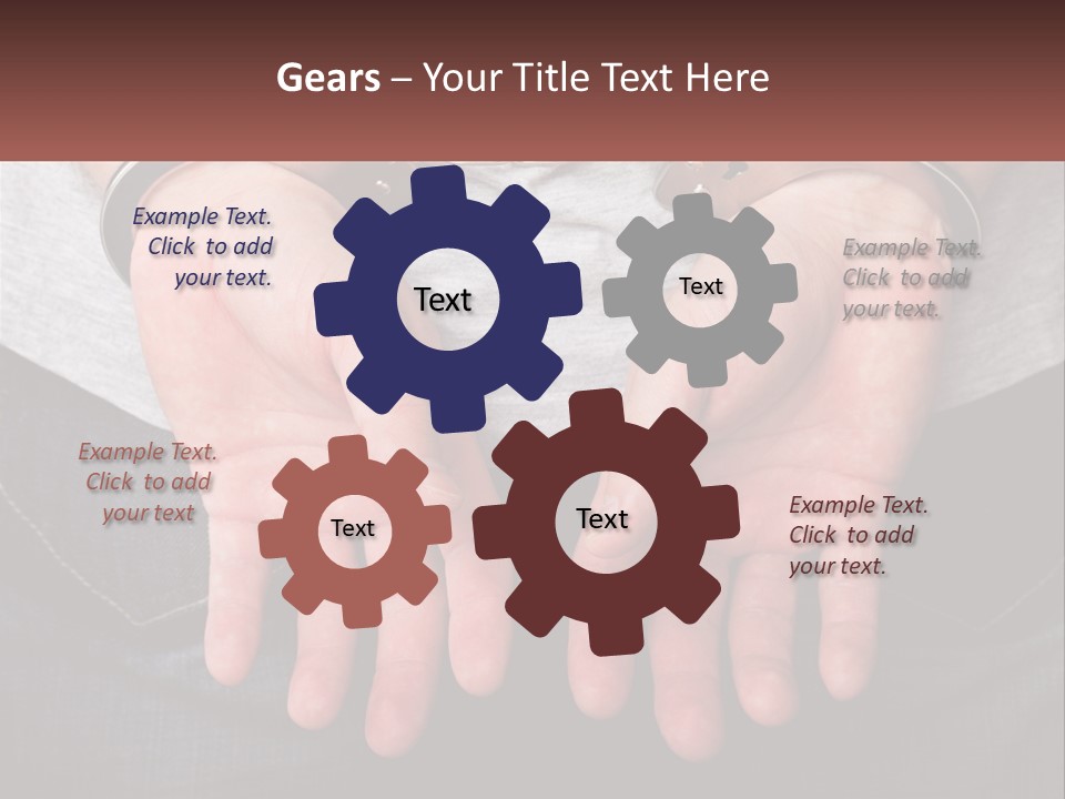 Conflict Arrest Control PowerPoint Template