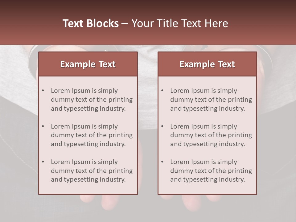 Conflict Arrest Control PowerPoint Template