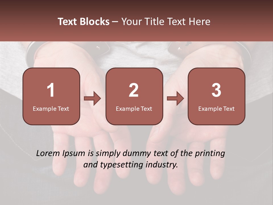 Conflict Arrest Control PowerPoint Template