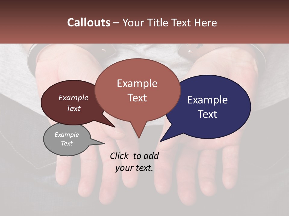 Conflict Arrest Control PowerPoint Template