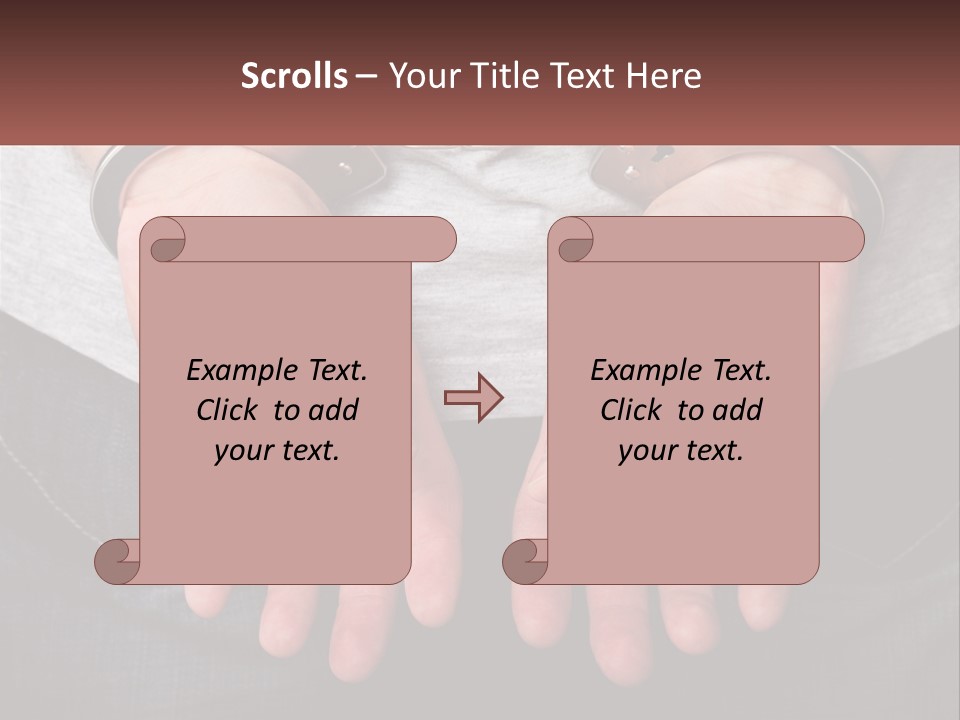 Conflict Arrest Control PowerPoint Template