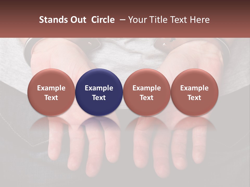 Conflict Arrest Control PowerPoint Template