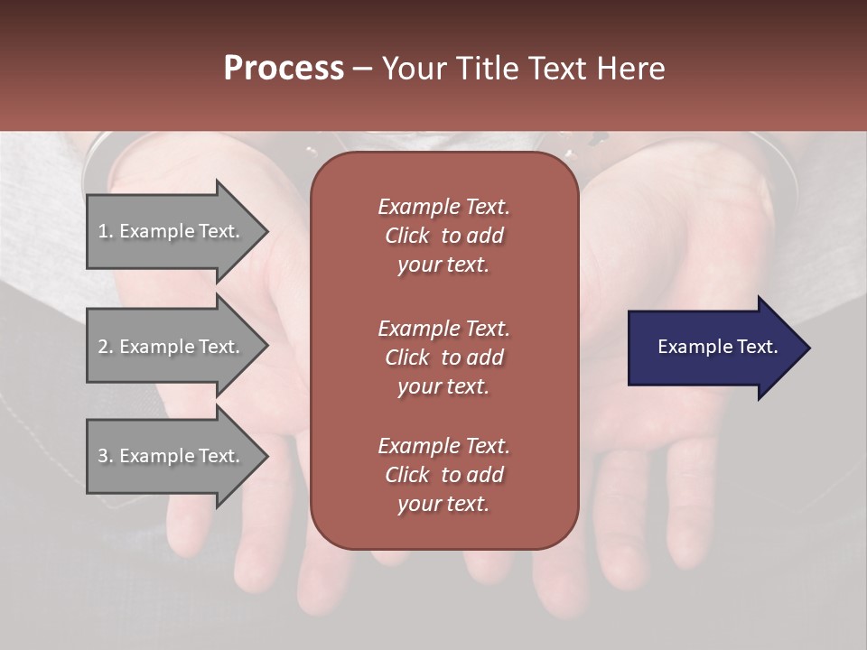 Conflict Arrest Control PowerPoint Template