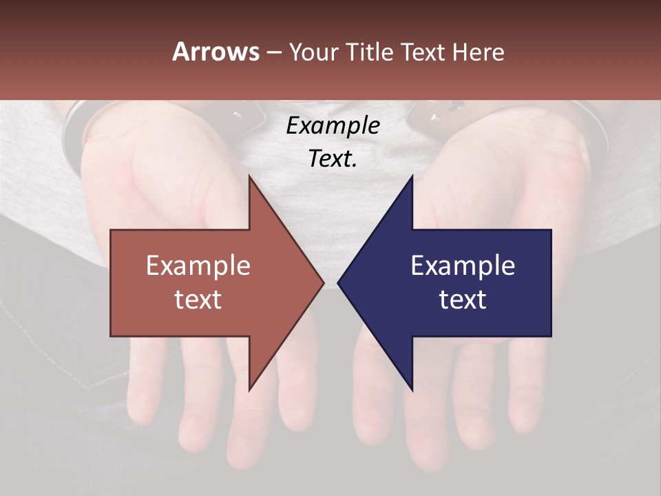 Conflict Arrest Control PowerPoint Template