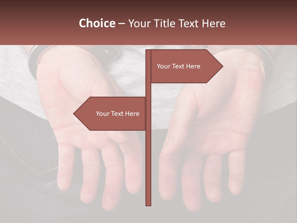 Conflict Arrest Control PowerPoint Template