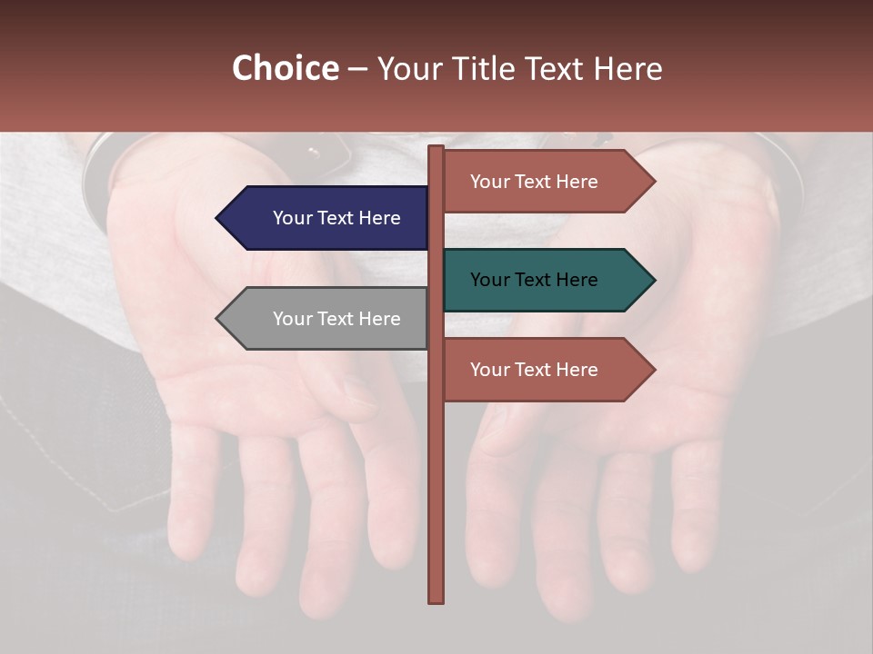 Conflict Arrest Control PowerPoint Template