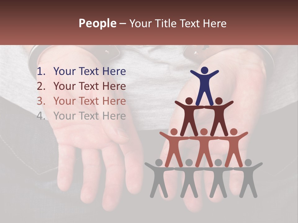 Conflict Arrest Control PowerPoint Template