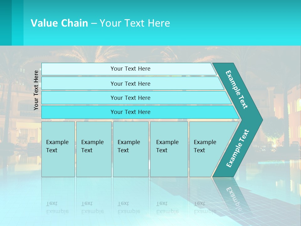 Blue Building Egypt PowerPoint Template