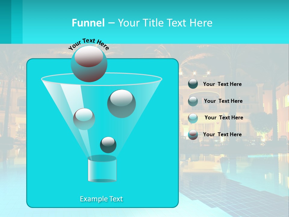 Blue Building Egypt PowerPoint Template