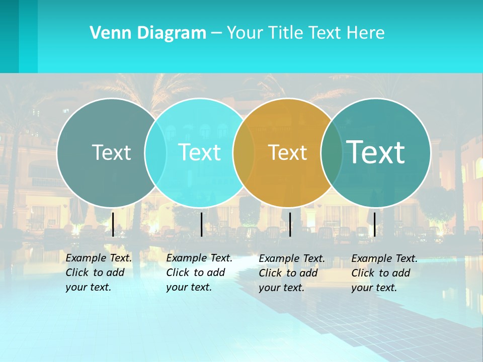 Blue Building Egypt PowerPoint Template