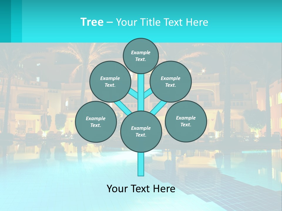 Blue Building Egypt PowerPoint Template