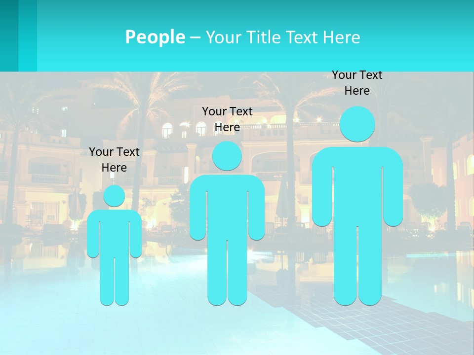 Blue Building Egypt PowerPoint Template