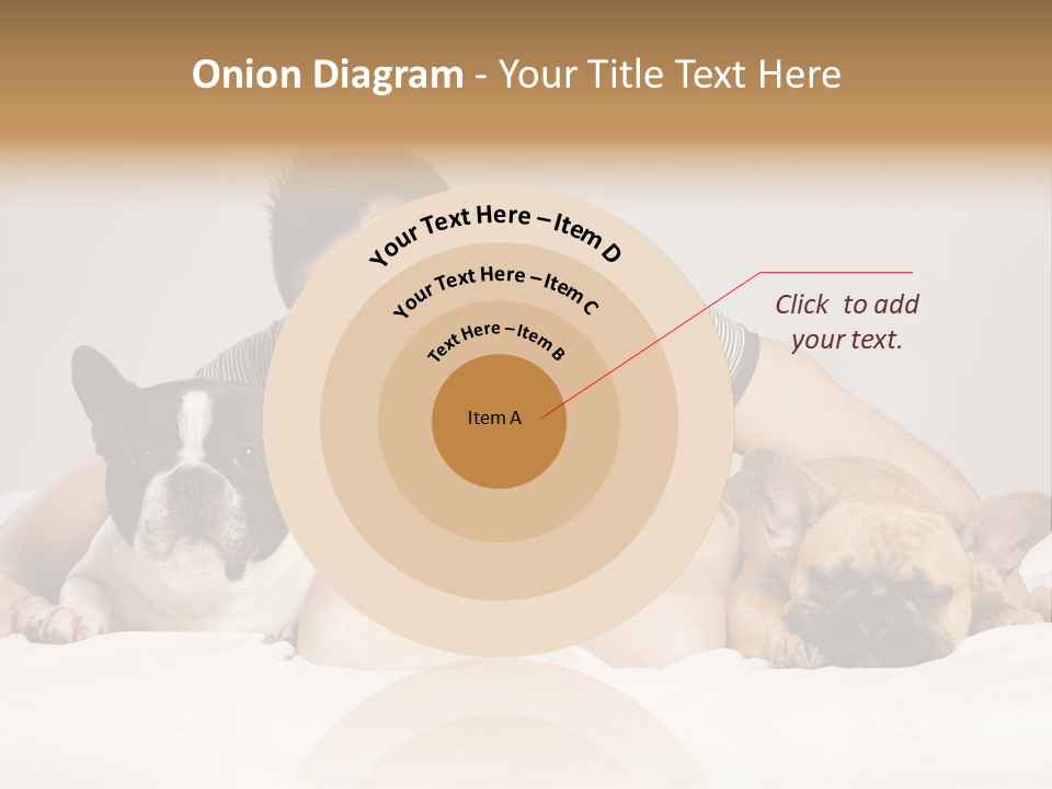 French Couple Dog PowerPoint Template