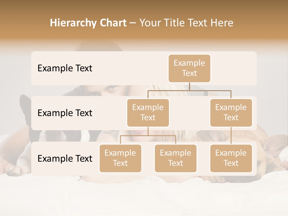 French Couple Dog PowerPoint Template